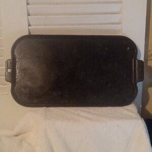 Wagner Ware Cast iron Double Griddle
